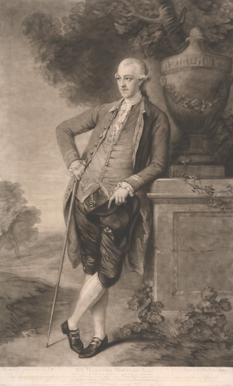 Sir Harbord Harbord, Bart. door John Raphael Smith