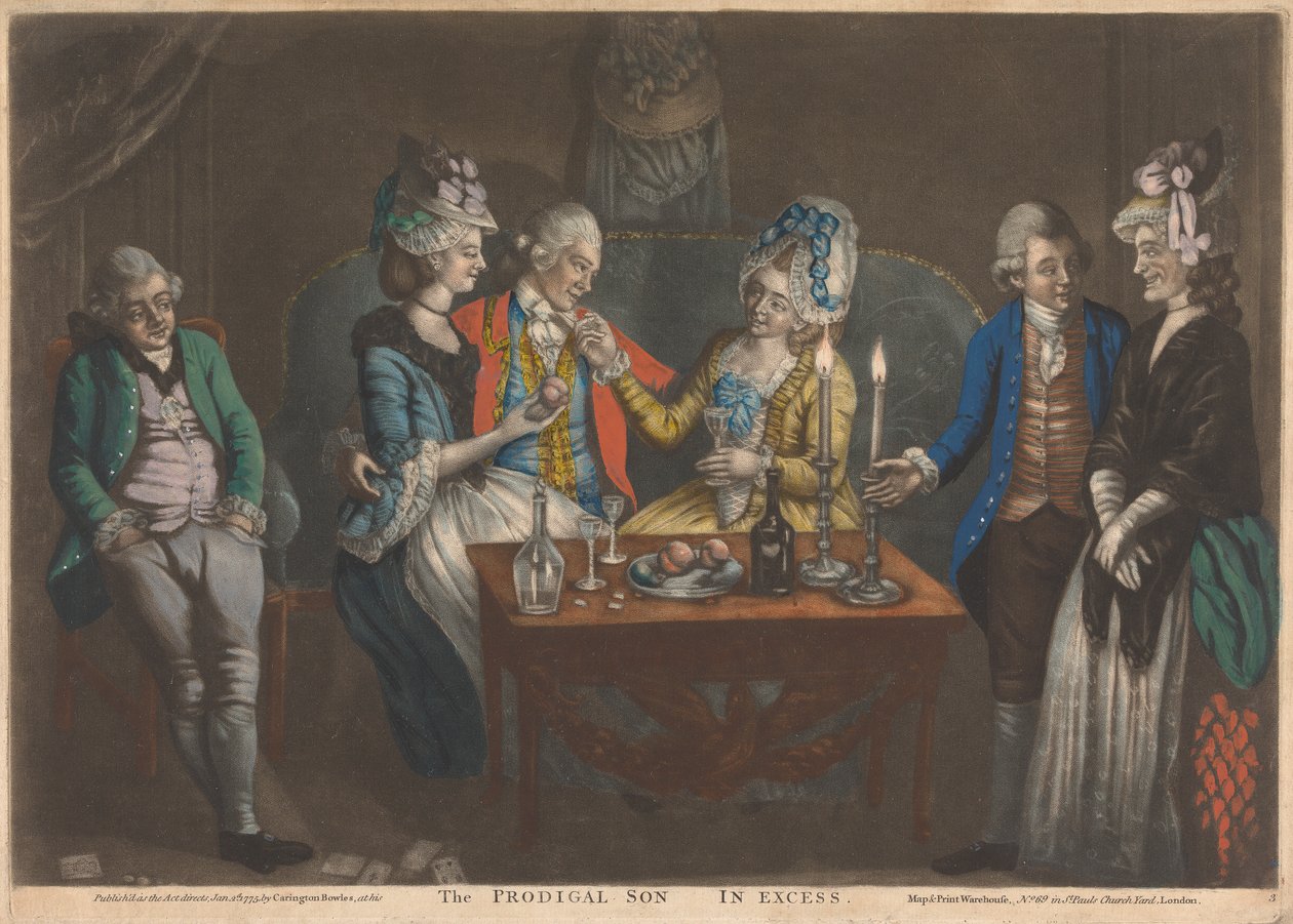 De verloren zoon in overvloed (1 van 5) door John Raphael Smith