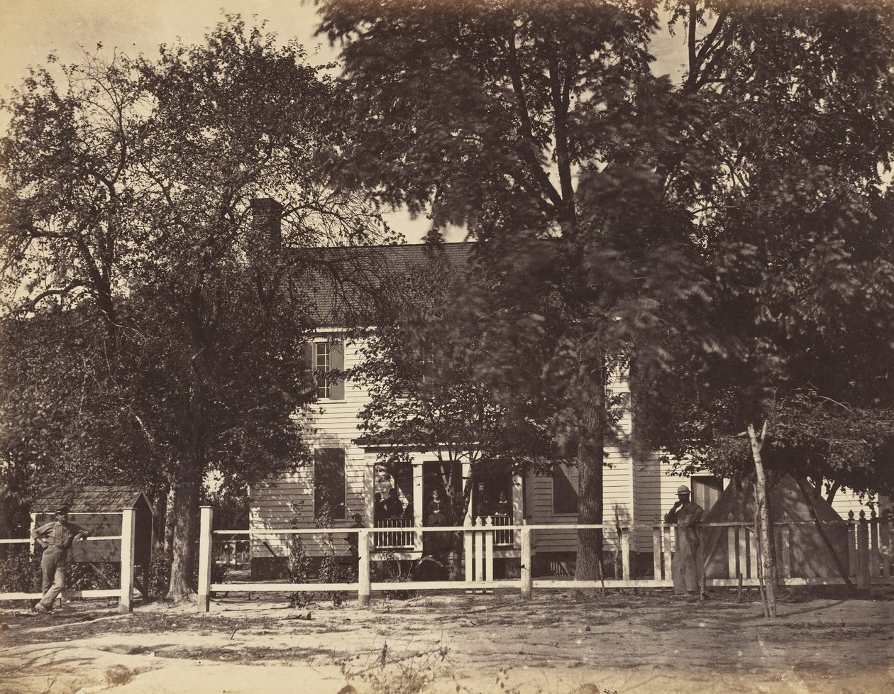 Aiken House, op Weldon Railroad, Virginia., februari 1865 door John Reekie