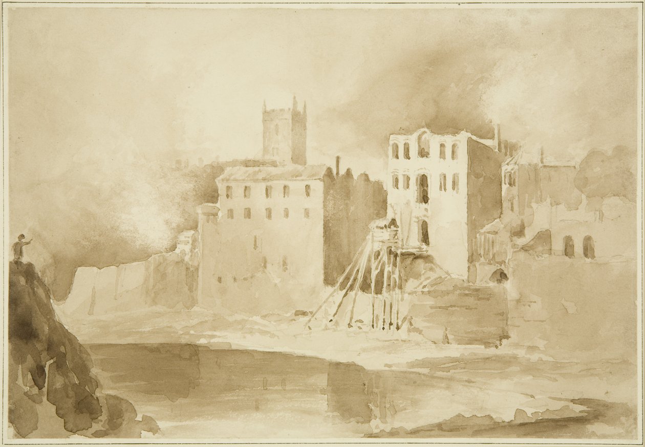 Achterkant van de Munt (nu St Peter