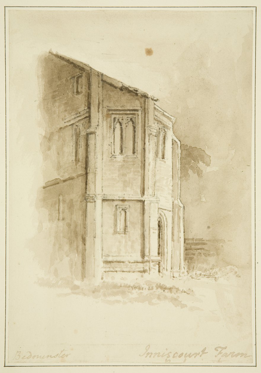 Innis Court Boerderij, Bedminster door John Reverend Eden