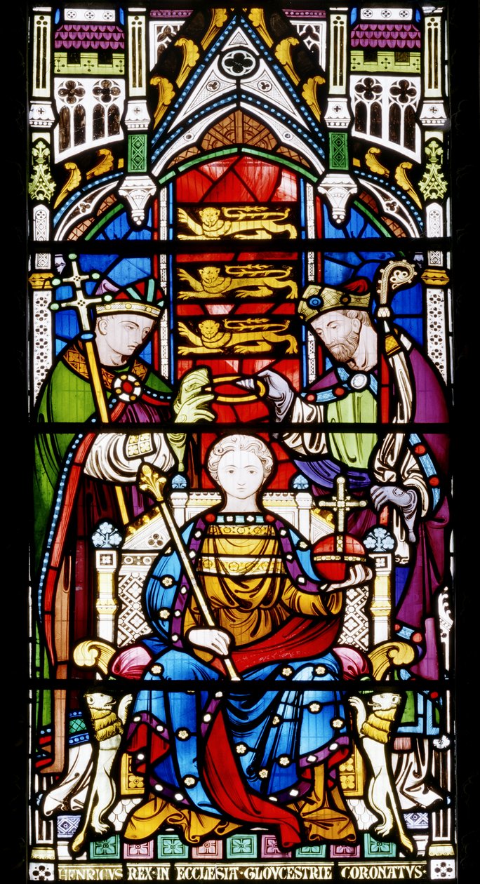 De kroning van Hendrik III door John Richard Clayton