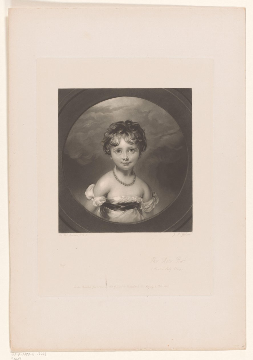 Portret van Emily Ashley-Cooper door John Richardson Jackson