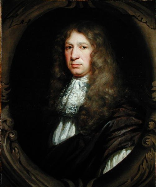 Portret van Sir John Streynsham Master (1604-1723) door John Riley