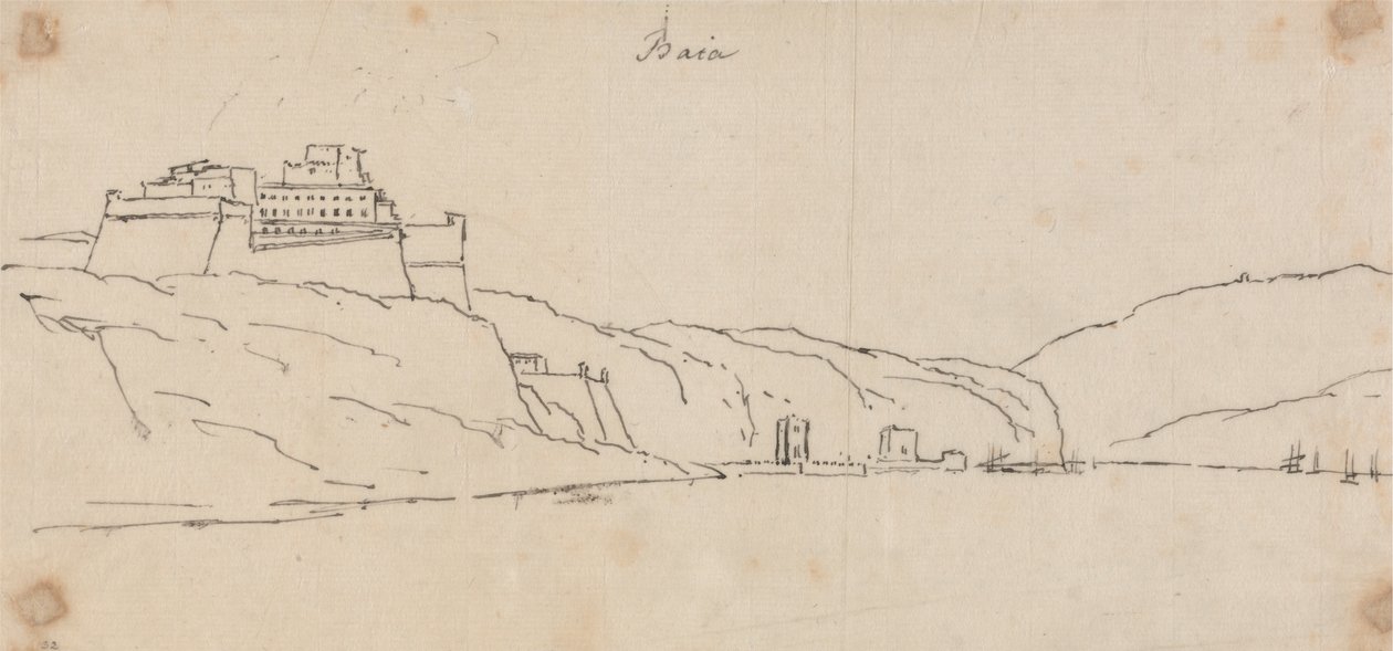 Baia, Italië door John Robert Cozens