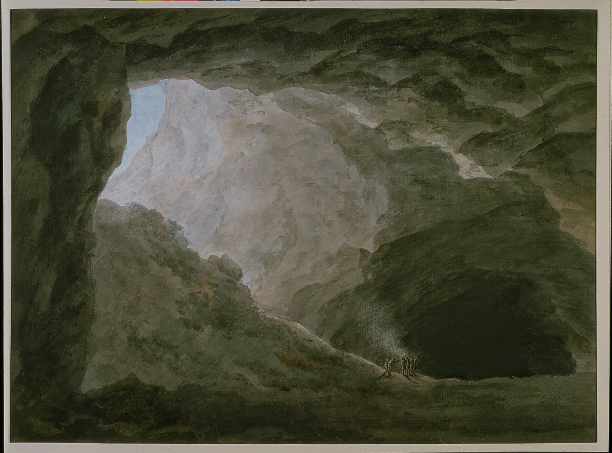 Grot in de Campagna door John Robert Cozens