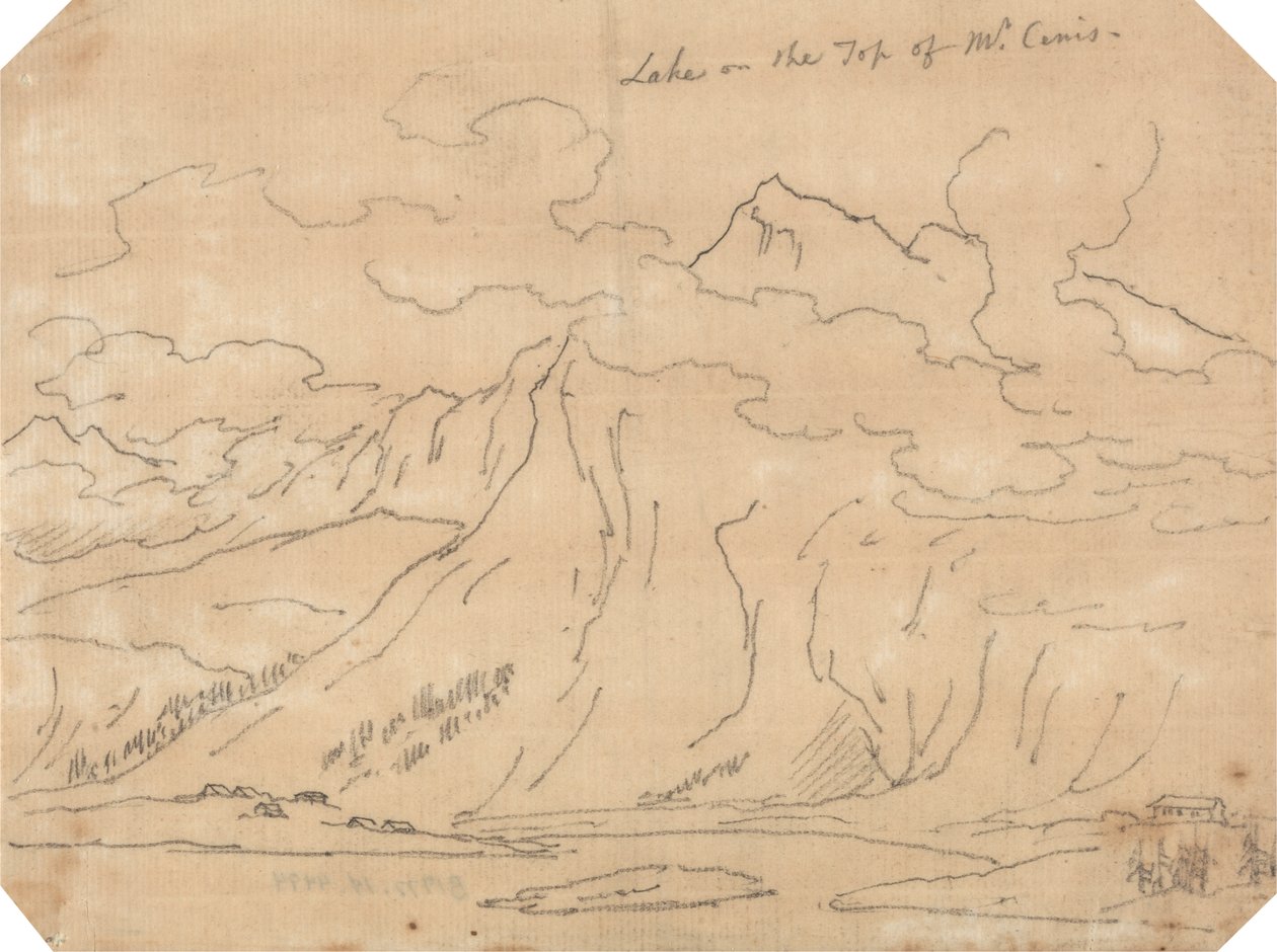 Meer op de top van Mont Cenis door John Robert Cozens