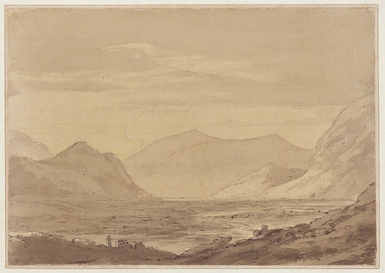 Bij Chiavenna door John Robert Cozens