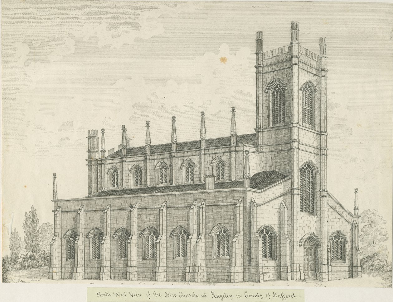 Rugeley Kerk door John Robert Fernyhough
