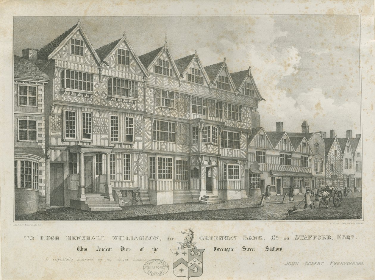 Stafford - Oude High House door John Robert Fernyhough