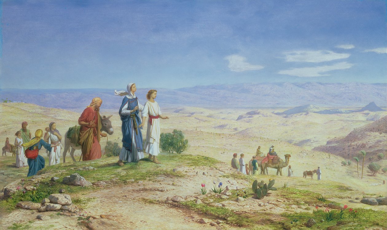 Buiten Jeruzalem door John Rogers Herbert