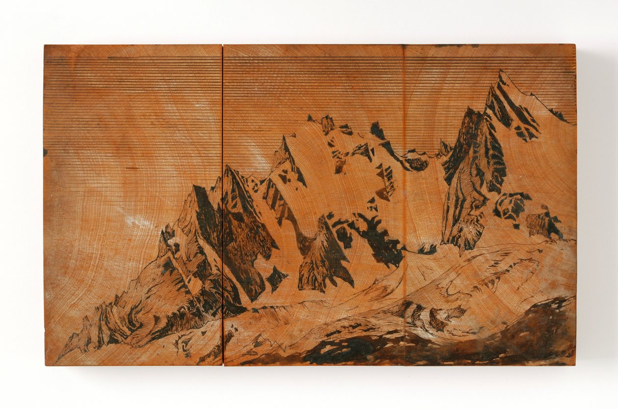 Aiguille Du Midi, Frankrijk door John Ruskin