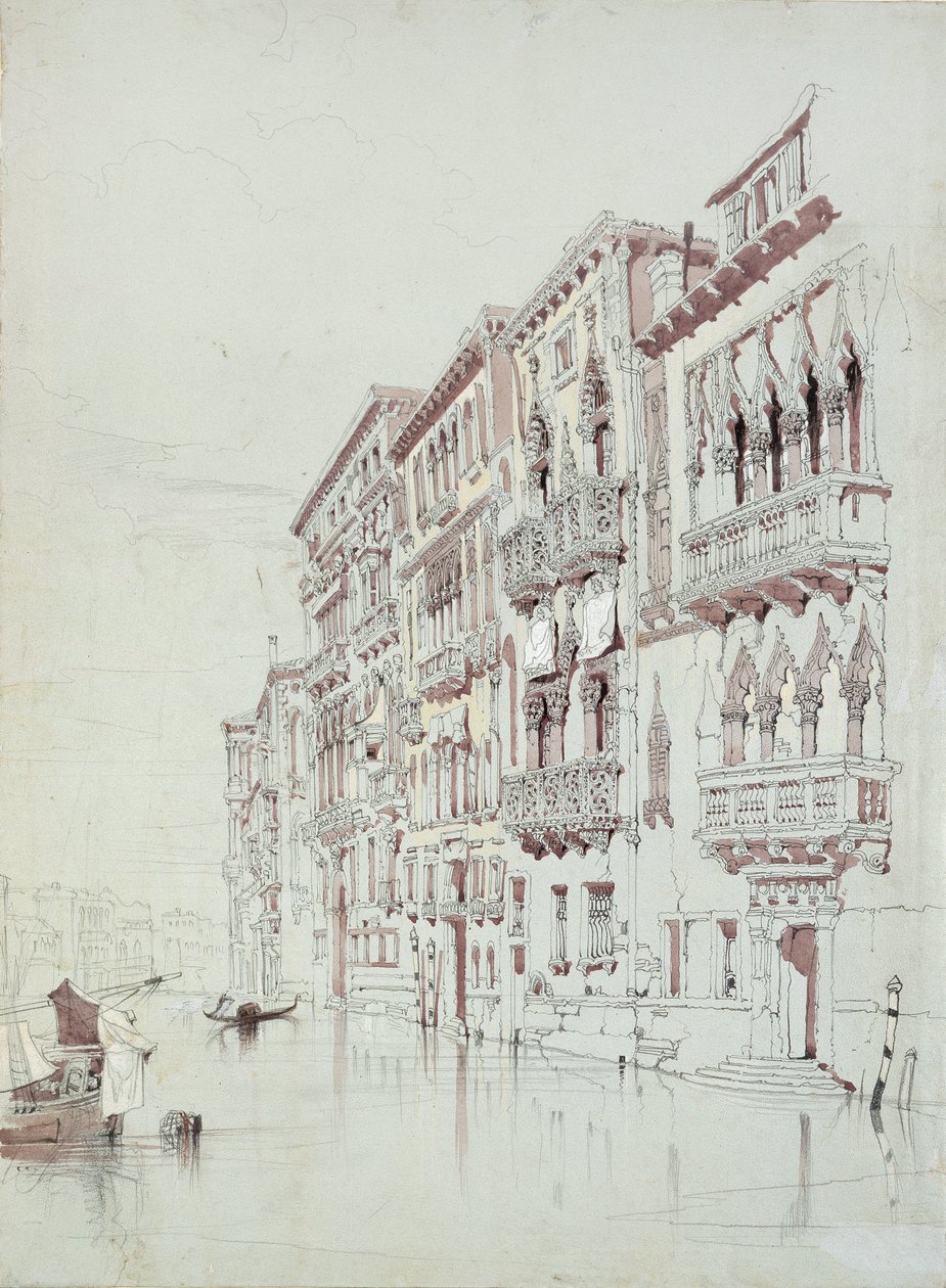 Het Palazzo Contarini-Fasan, Venetië, 6 - 16 mei 1841 door John Ruskin