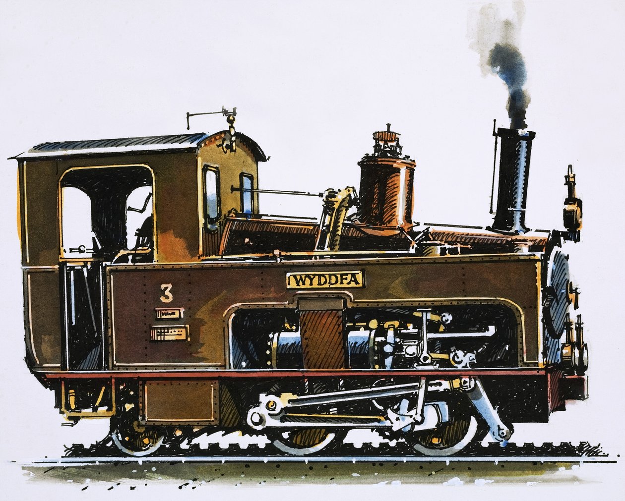 De wereld van snelheid en kracht: Locomotief van de Snowdon Mountain Railway door John S. Smith