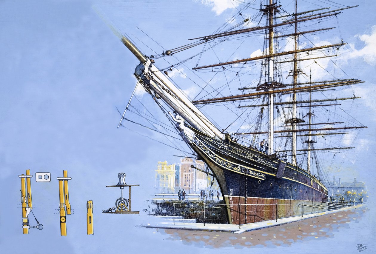 De theeklipper Cutty Sark door John S. Smith