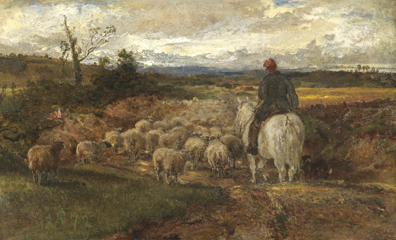 Een Laan in Sussex, 1872 door John Samuel Raven