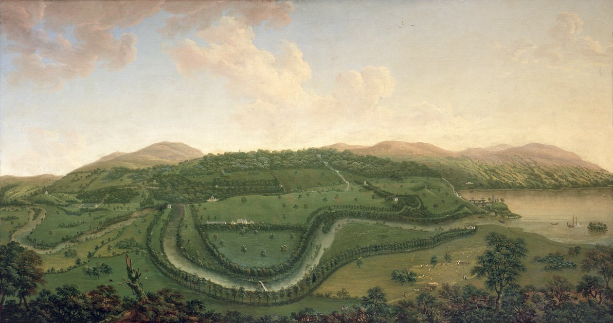 Taymouth vanuit het Noorden, 1755 door John Sanger