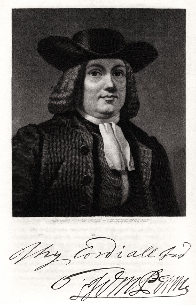 William Penn, 19e eeuw door John Sartain