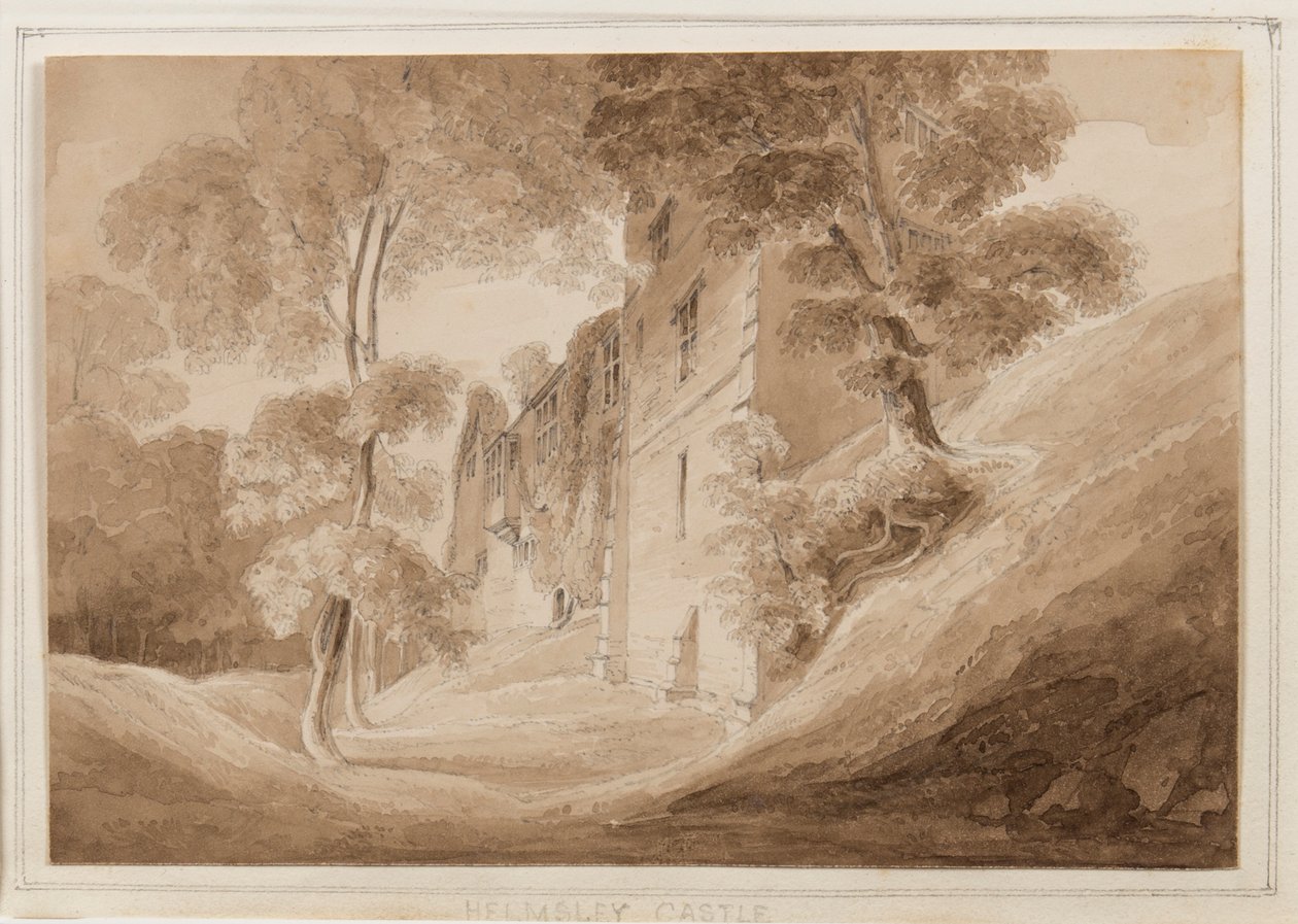 Helmsley Castle, Yorkshire, 25-27 oktober 1824 door John Scarlett Davis