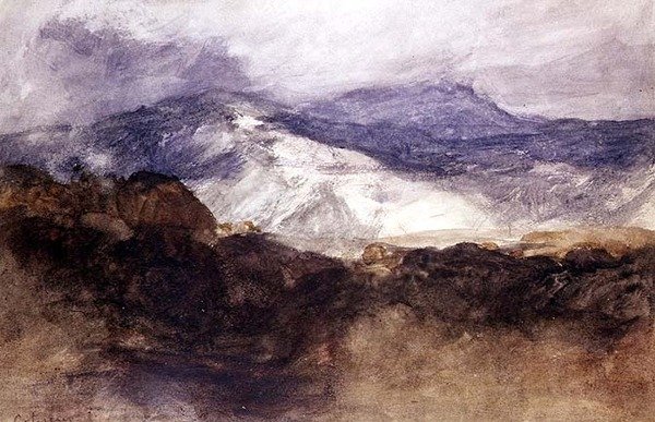 Welsh Mountains door John Sell Cotman