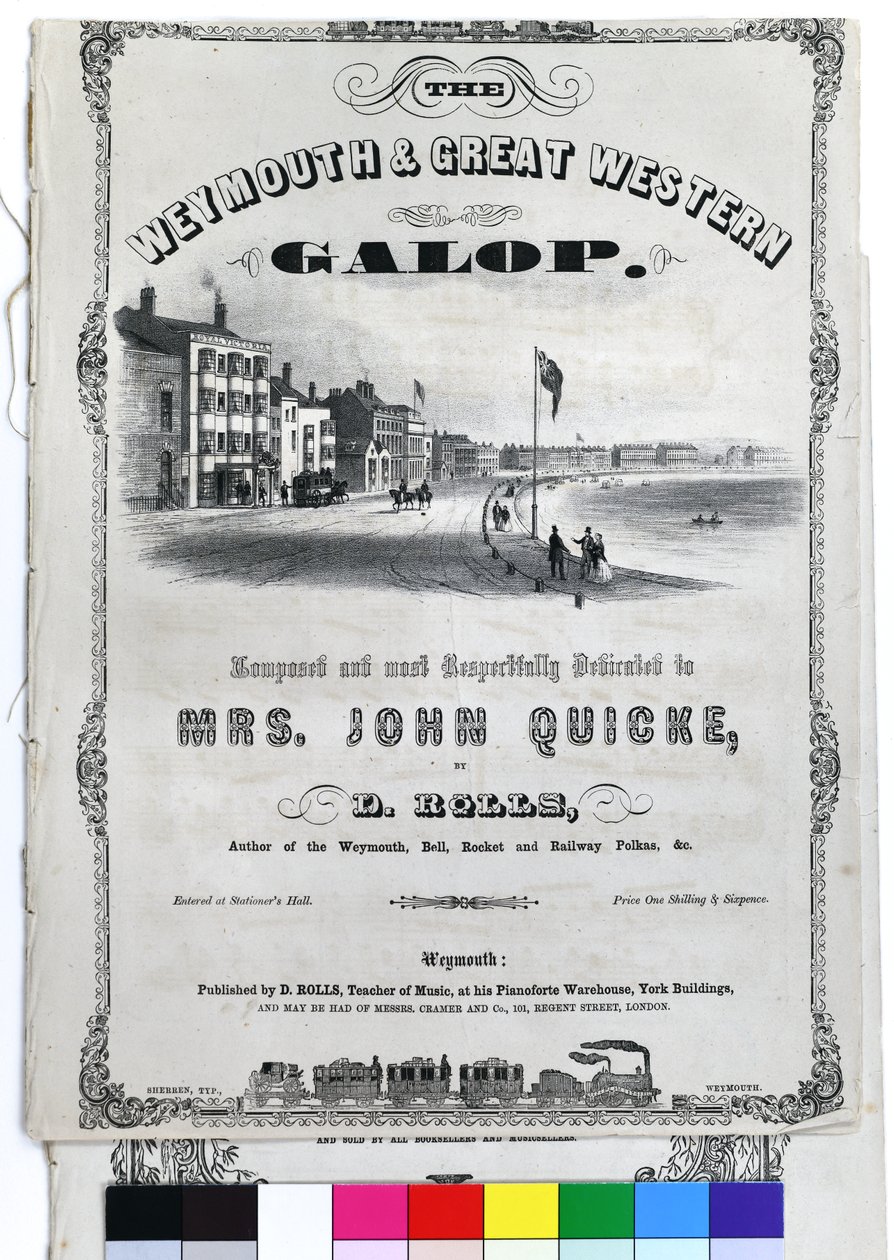 Weymouth en Great Western Galop door John Sherren