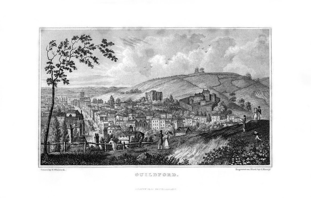 Guildford, Surrey, 1829 door John Shury
