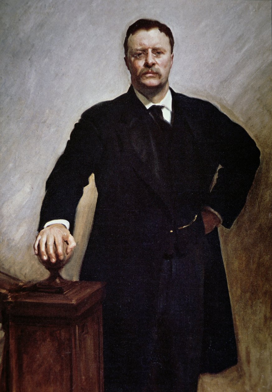 Theodore Roosevelt door John Singer (after) Sargent
