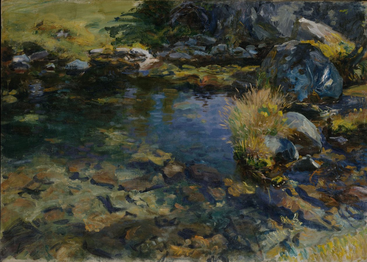 Alpenpoel door John Singer Sargent