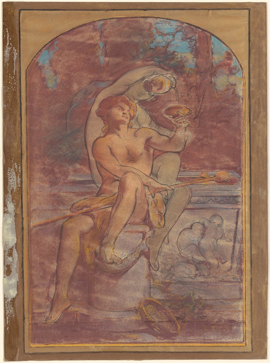Bacchus, 1874-1880 door John Singer Sargent