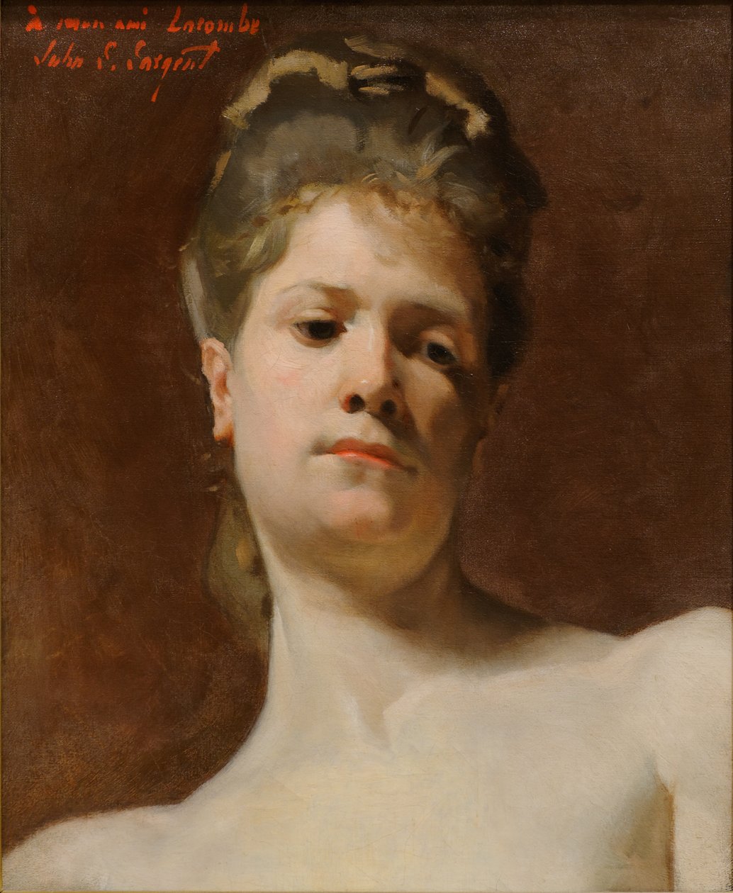 Blond model door John Singer Sargent