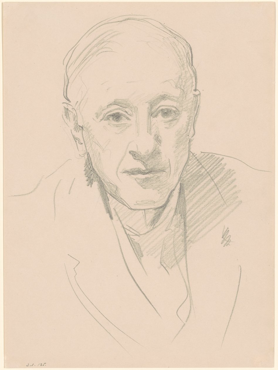 Buste van een Man door John Singer Sargent