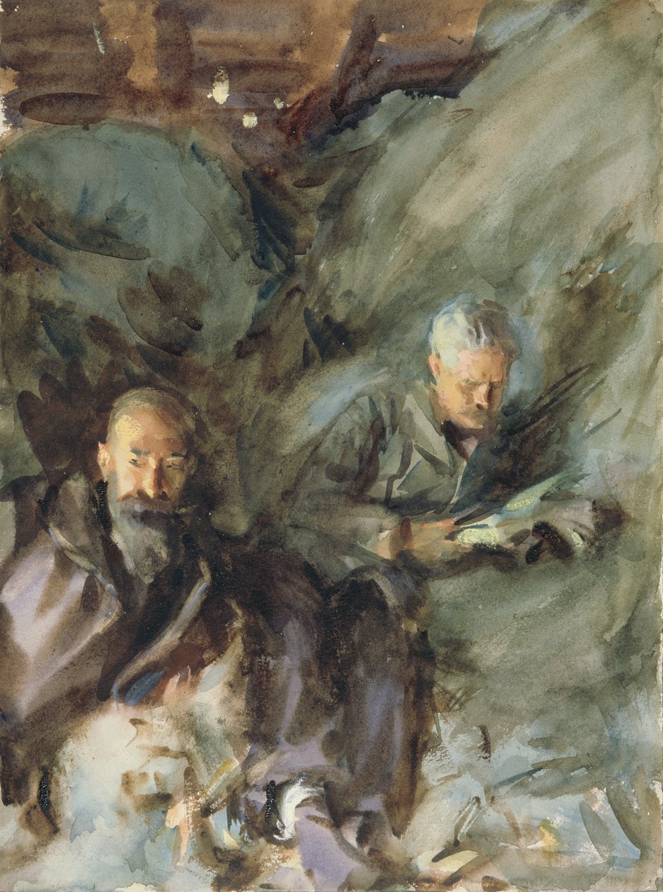 In een Hooizolder door John Singer Sargent