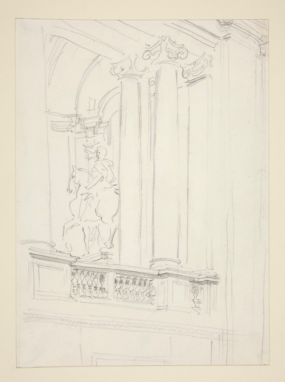 Interieur door John Singer Sargent