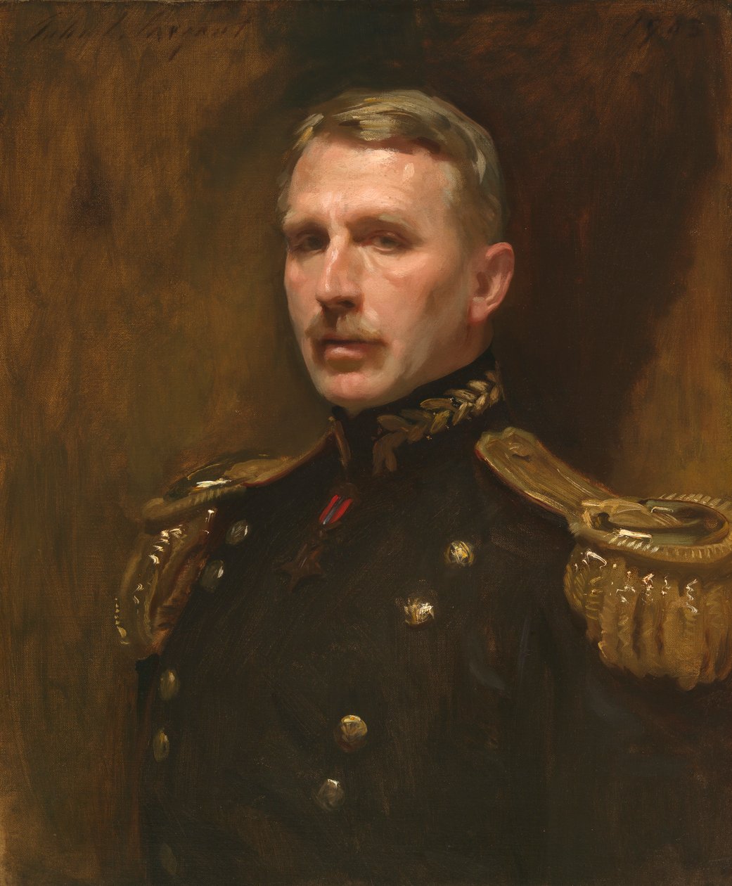 Leonard Wood, 1903 door John Singer Sargent
