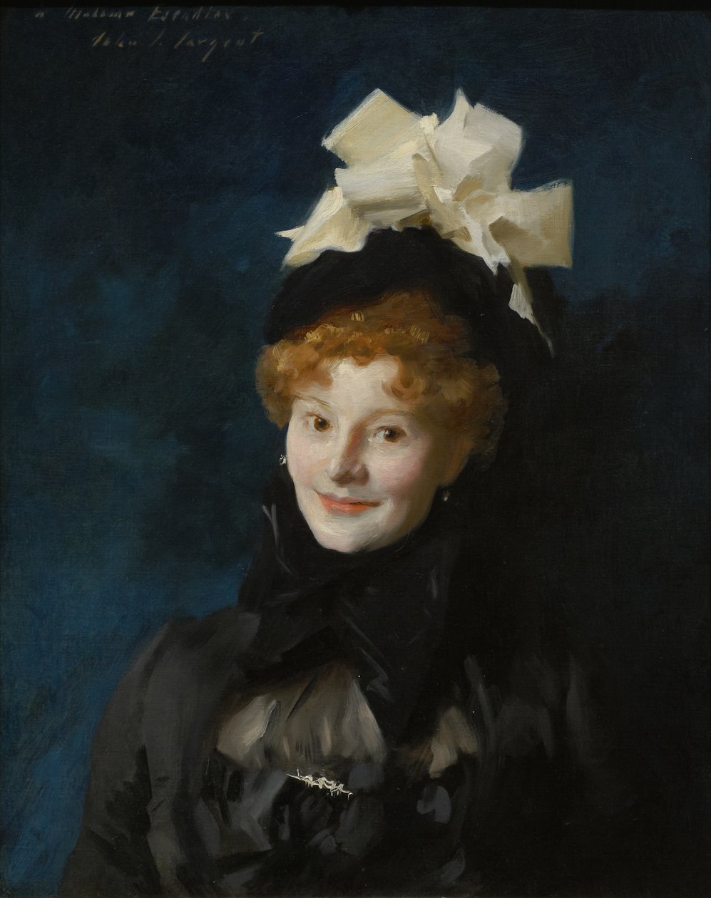 Madame Escudier door John Singer Sargent