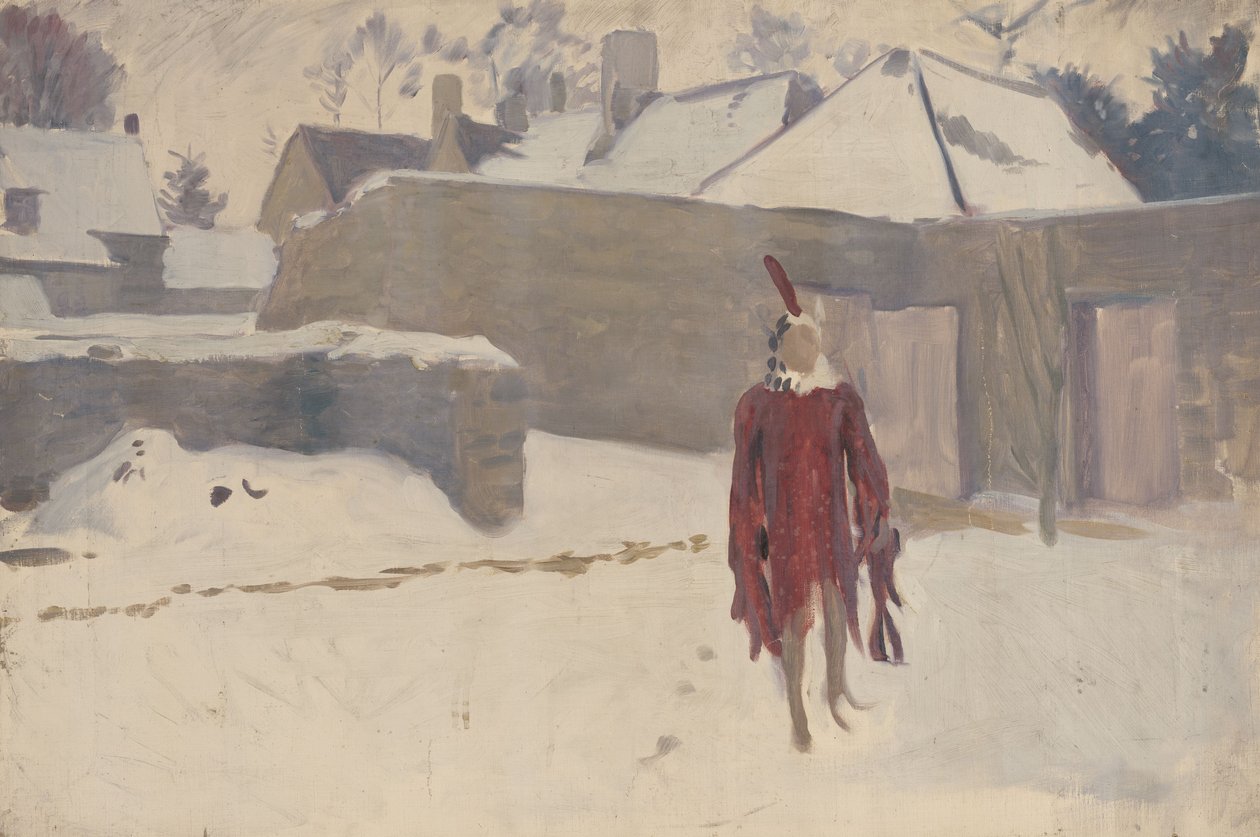Poppetje in de sneeuw door John Singer Sargent