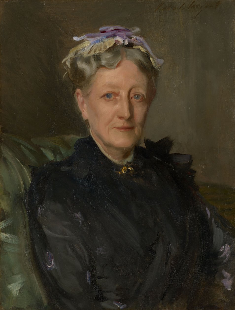 Mary Eliza Mead (geboren als Mary Eliza Scribner, 1822–1896) door John Singer Sargent