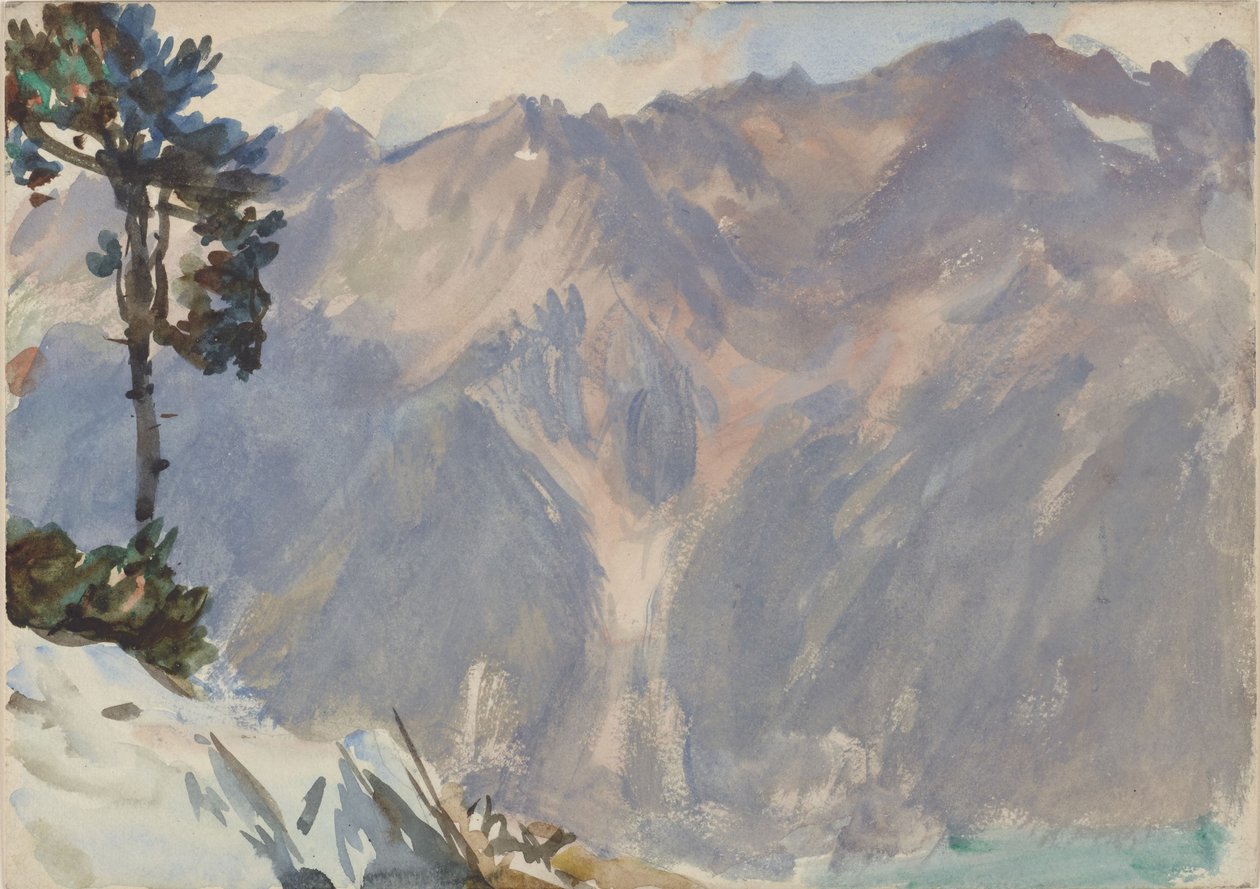 Berglandschap door John Singer Sargent
