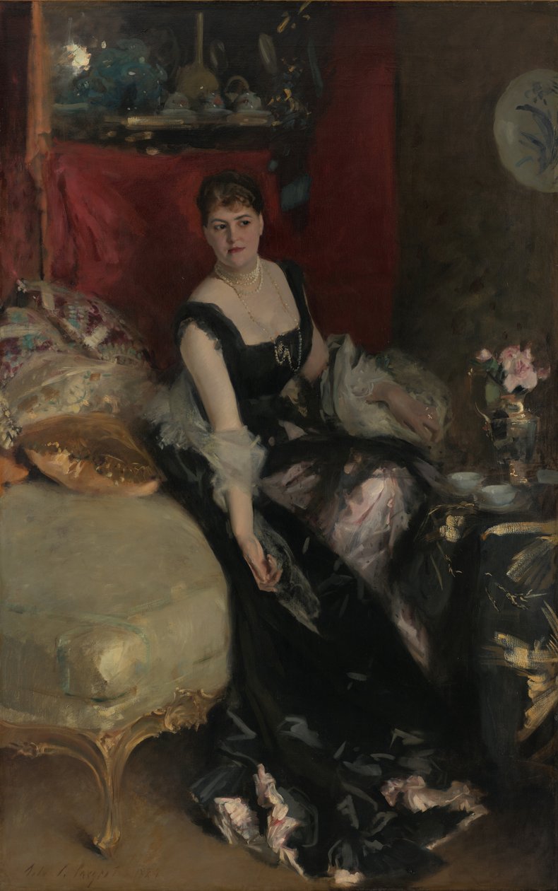 Mevrouw Kate A. Moore door John Singer Sargent