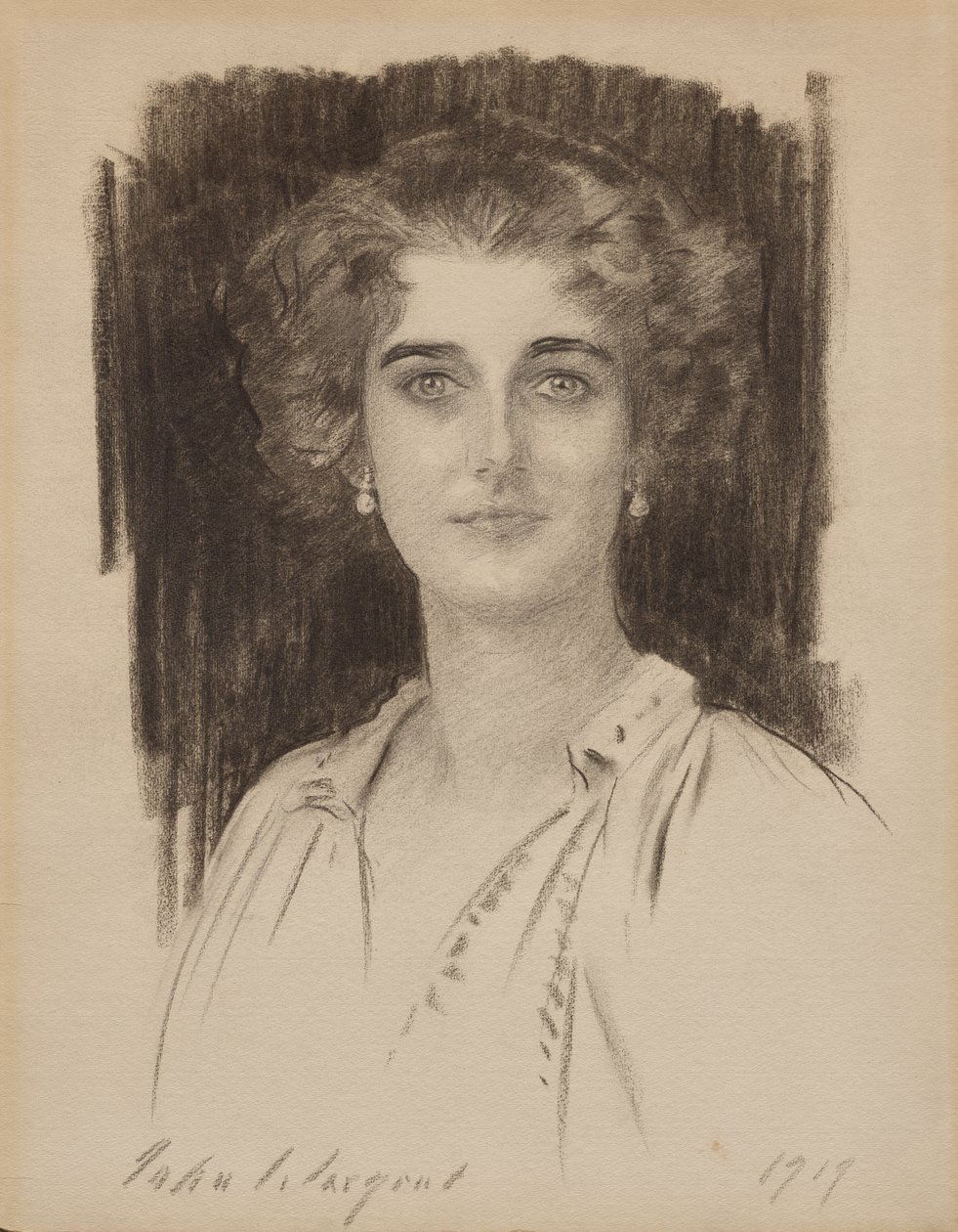 Portret van Dorothy Draper door John Singer Sargent