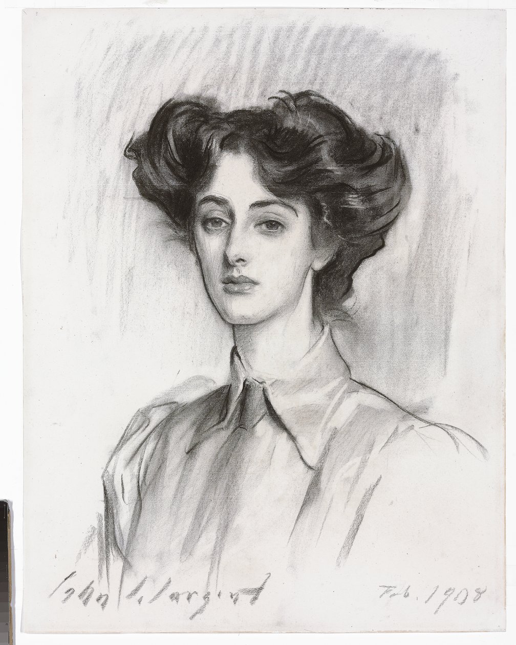 Portret van Lady Elsie Meyer, februari 1908 door John Singer Sargent