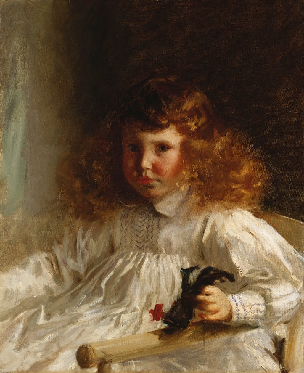 Portret van Leroy King als Jonge Jongen, 1888 door John Singer Sargent