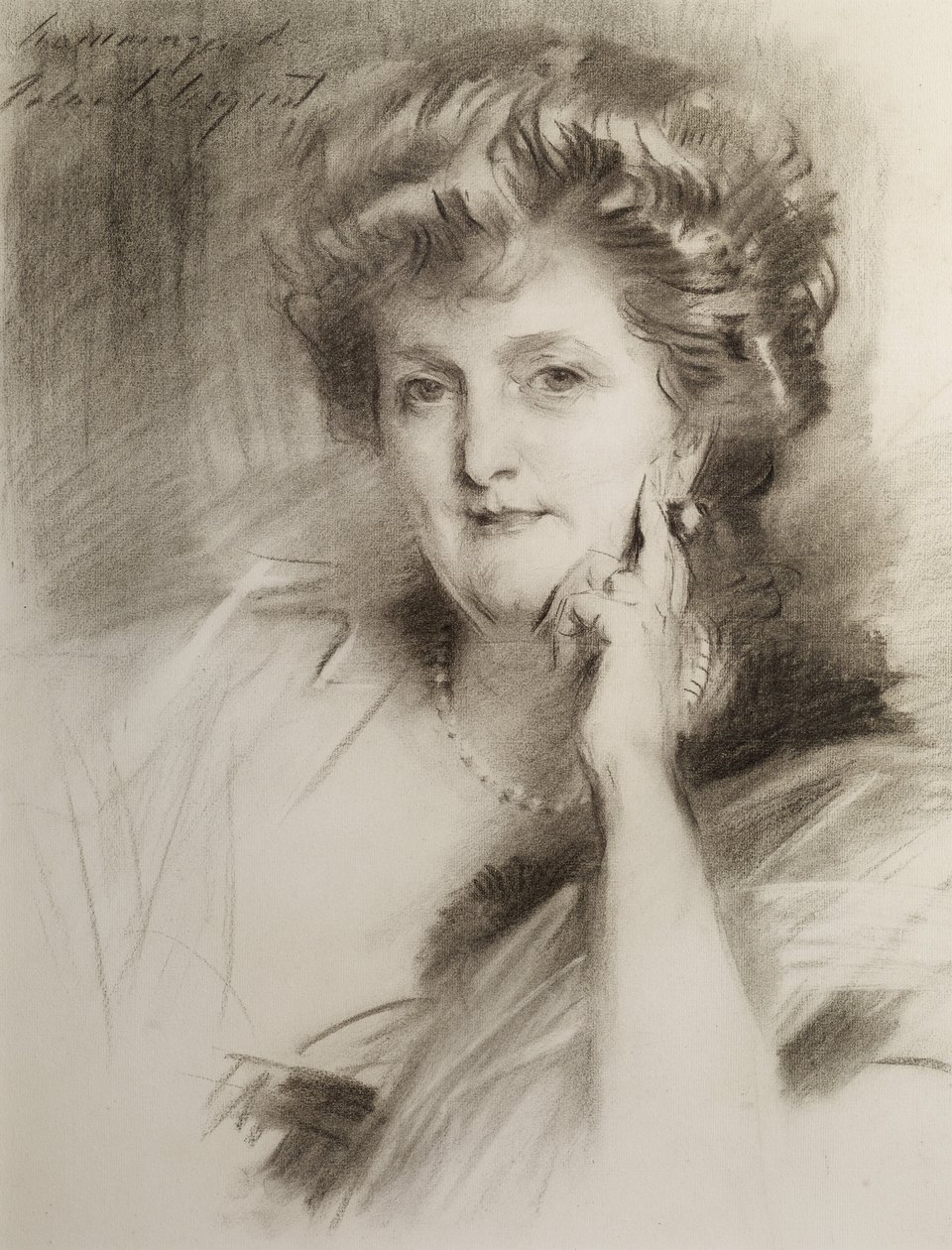 Portret van een vrouw, na 1900 door John Singer Sargent