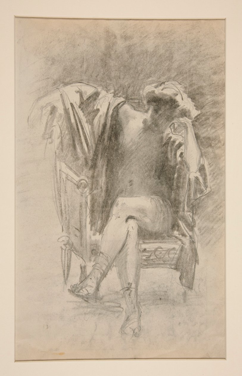 Zittende figuur door John Singer Sargent