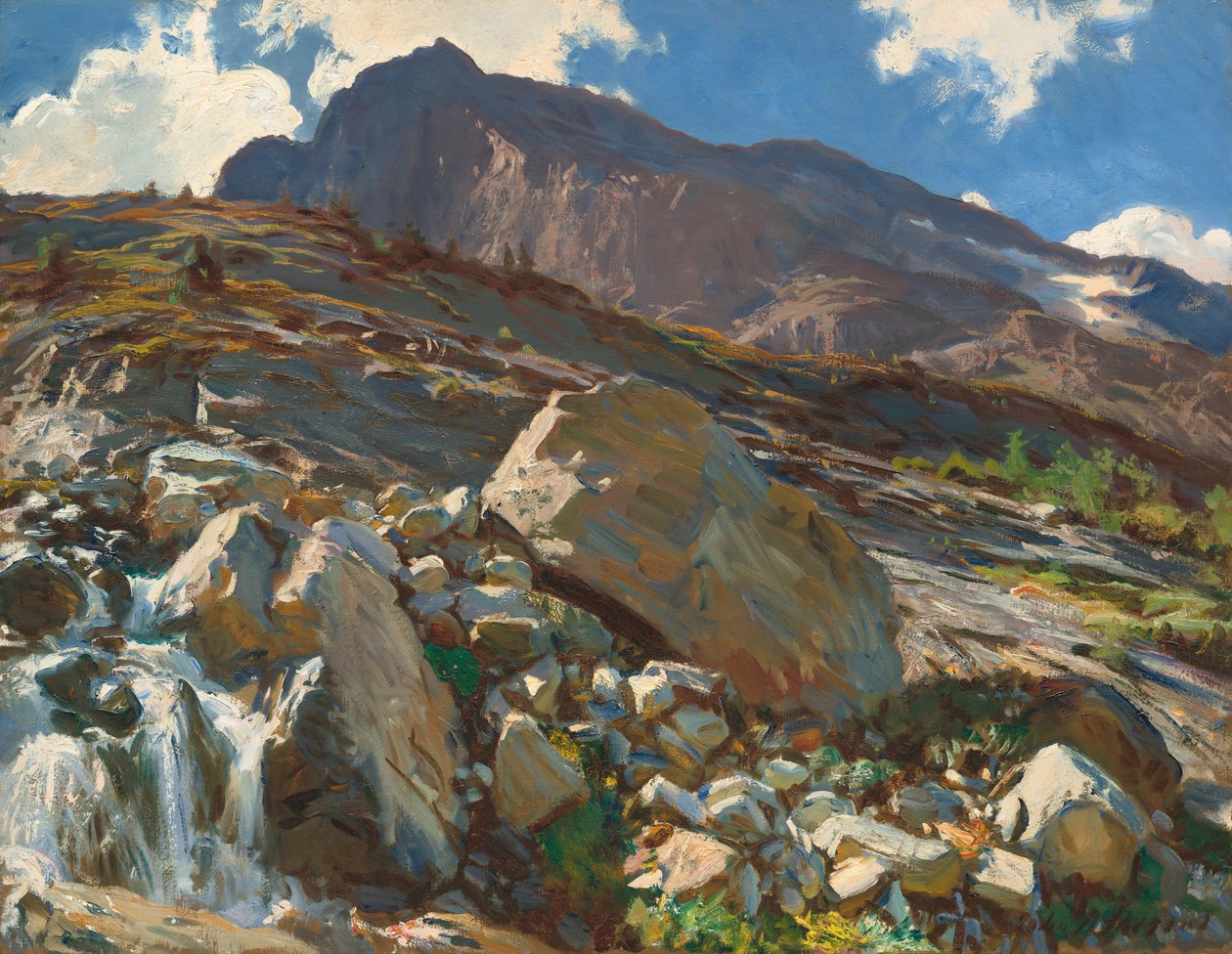 Simplonpas, 1911 door John Singer Sargent