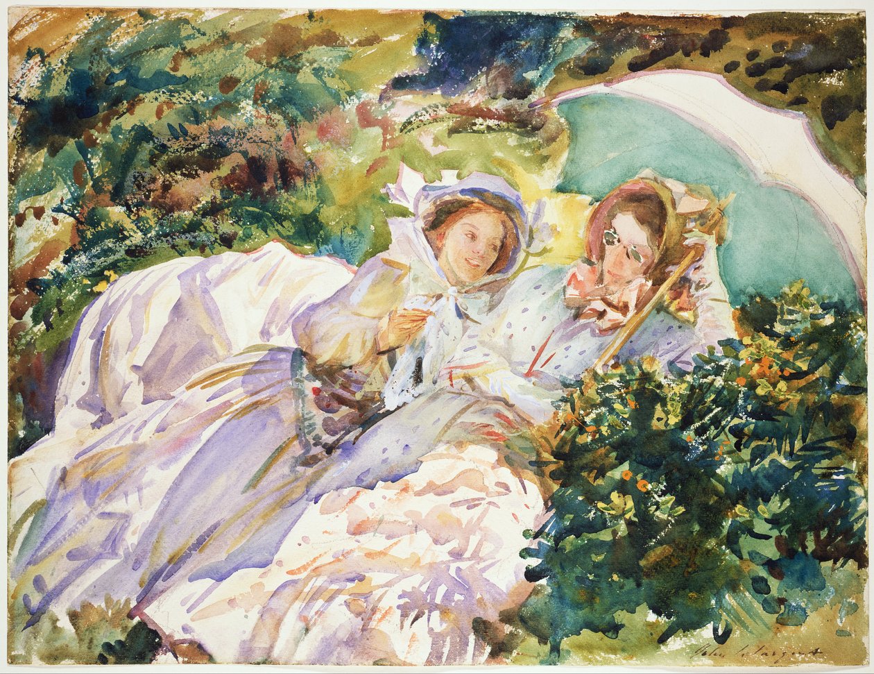 Simplonpas: De plaagstoot door John Singer Sargent