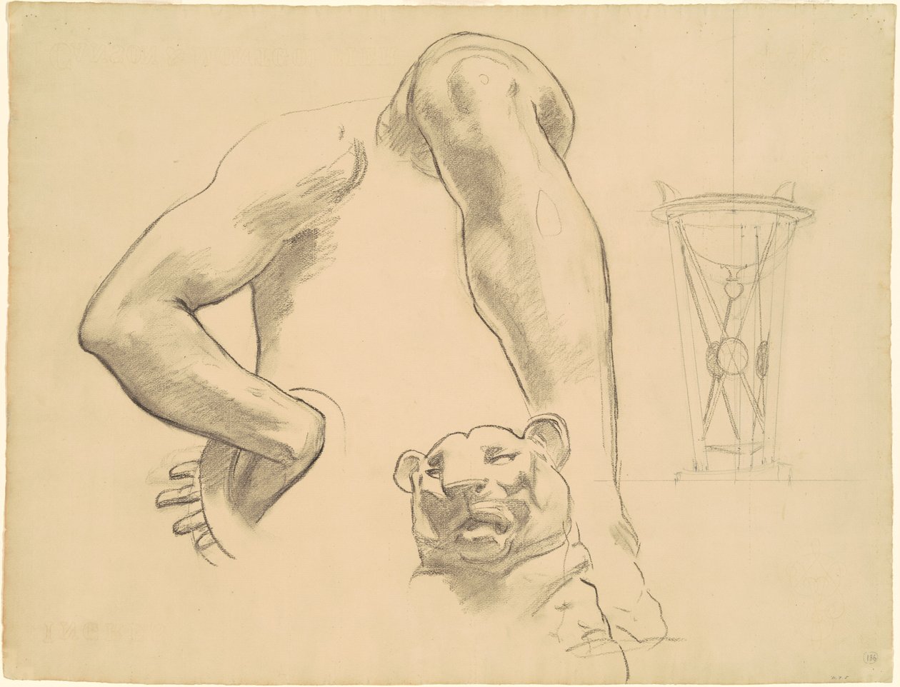Studies voor Klassieke en Romantische Kunst, ca. 1921 door John Singer Sargent