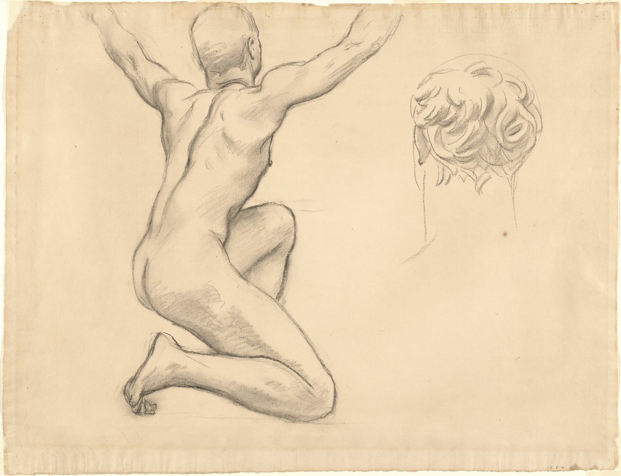 Studies voor De onthulling van de waarheid door John Singer Sargent