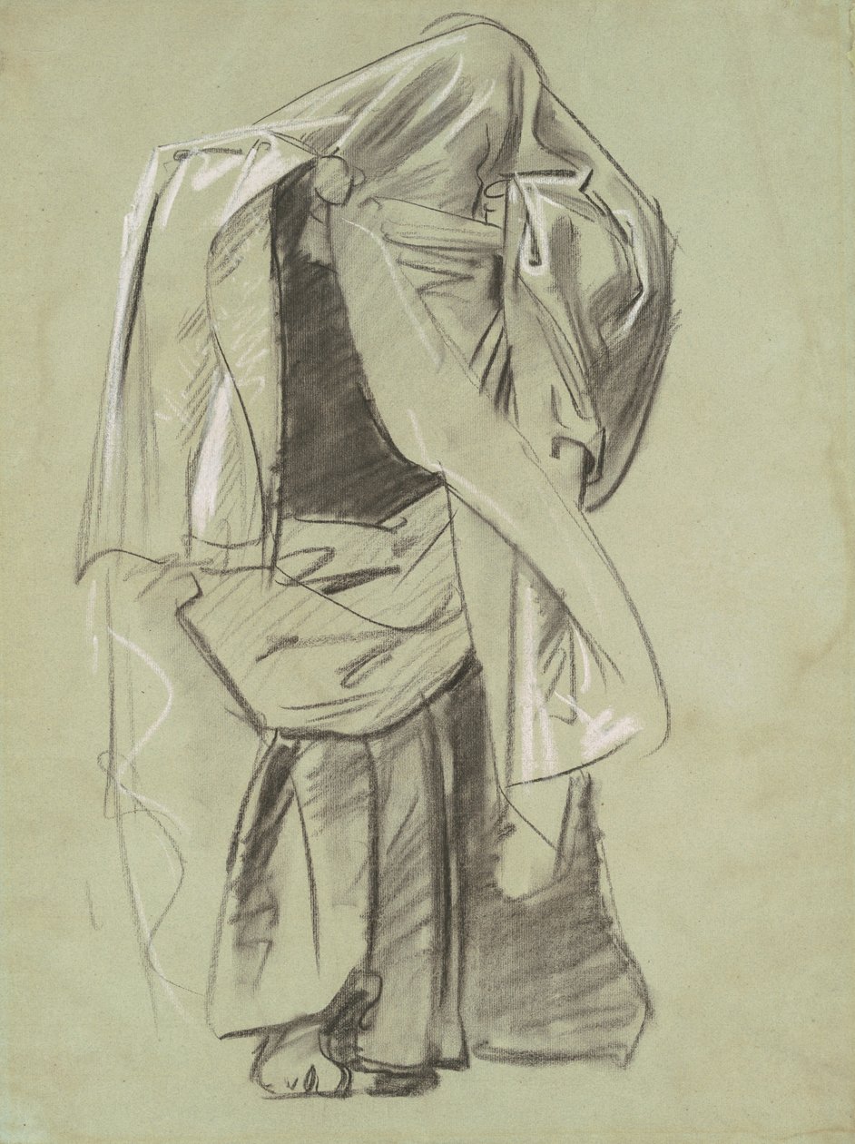 Studie voor fries van profeten door John Singer Sargent