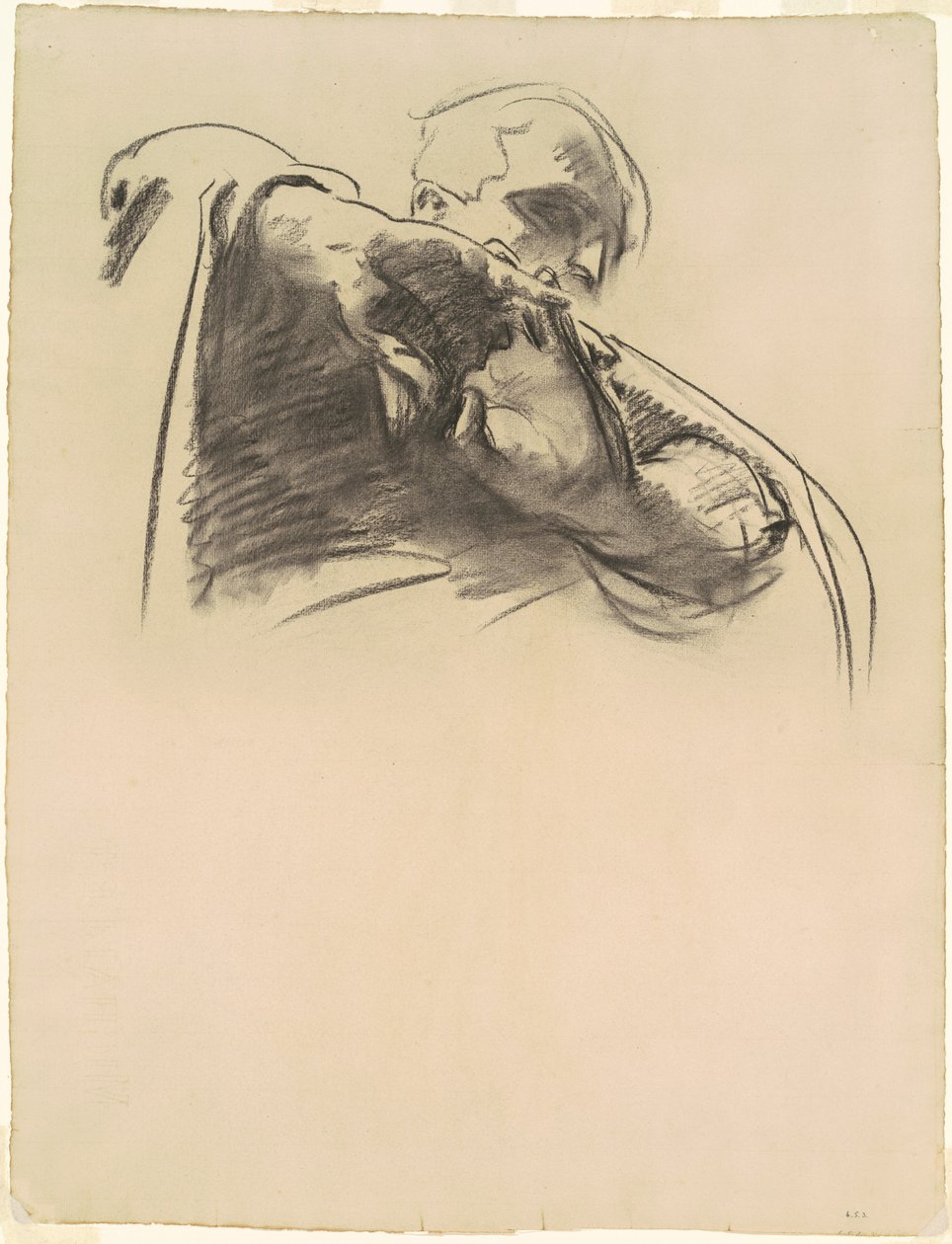 Studie voor De Kruisiging en Dood van Onze Heer, 1909-1916 door John Singer Sargent